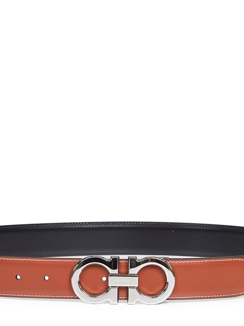 FERRAGAMO Two-tone Gancini reversible belt outlook