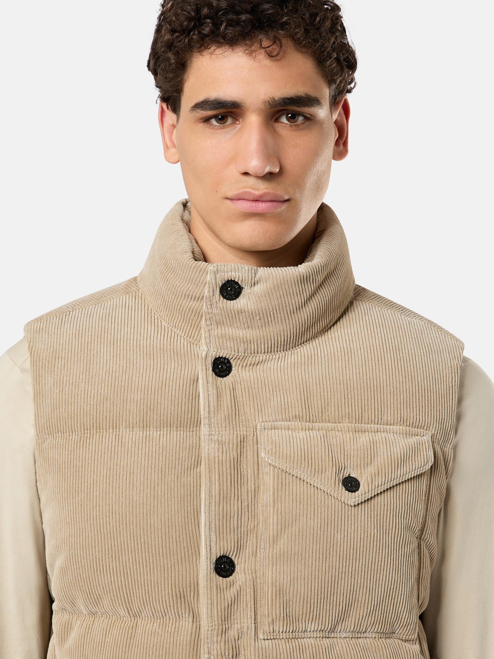 G20RT ORGANIC CORDUROY 800 DOWN_DUST COLOUR FROST FINISH - 5