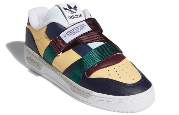 (WMNS) adidas originals Rivalry Low W Strap 'Yellow Blue Green' FV4943 - 3