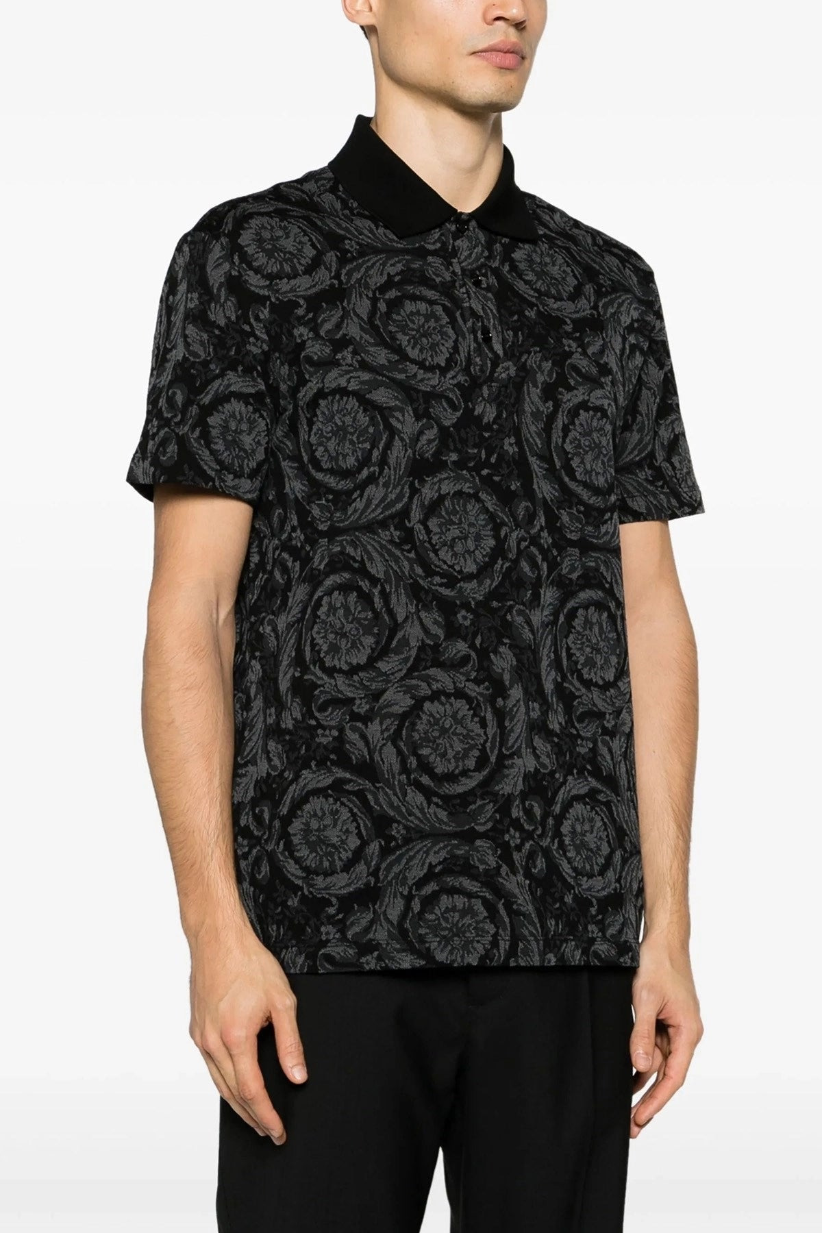 Versace Men Baroque Polo Shirt - 2
