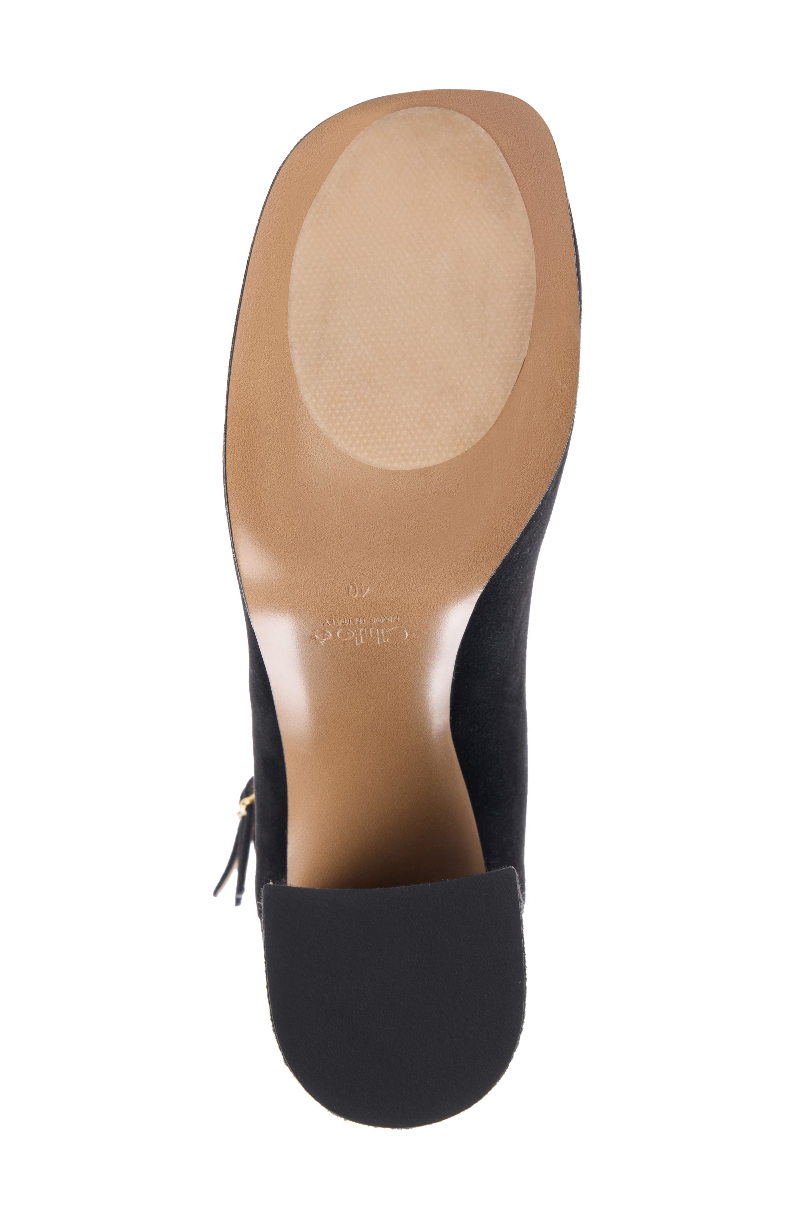Chloé Ankle Strap Platform Pump in Black at Nordstrom - 5