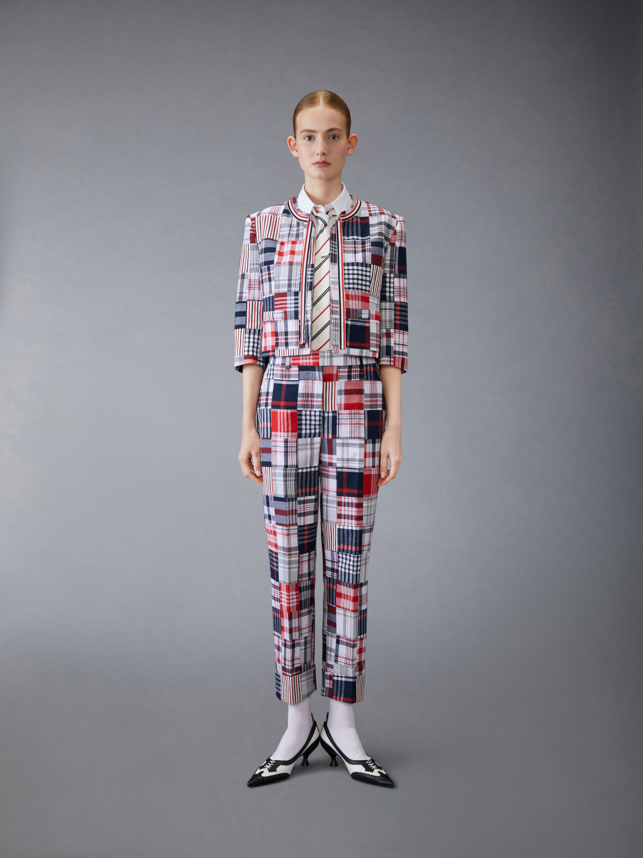 PATCHWORK BOW JACKET - 3