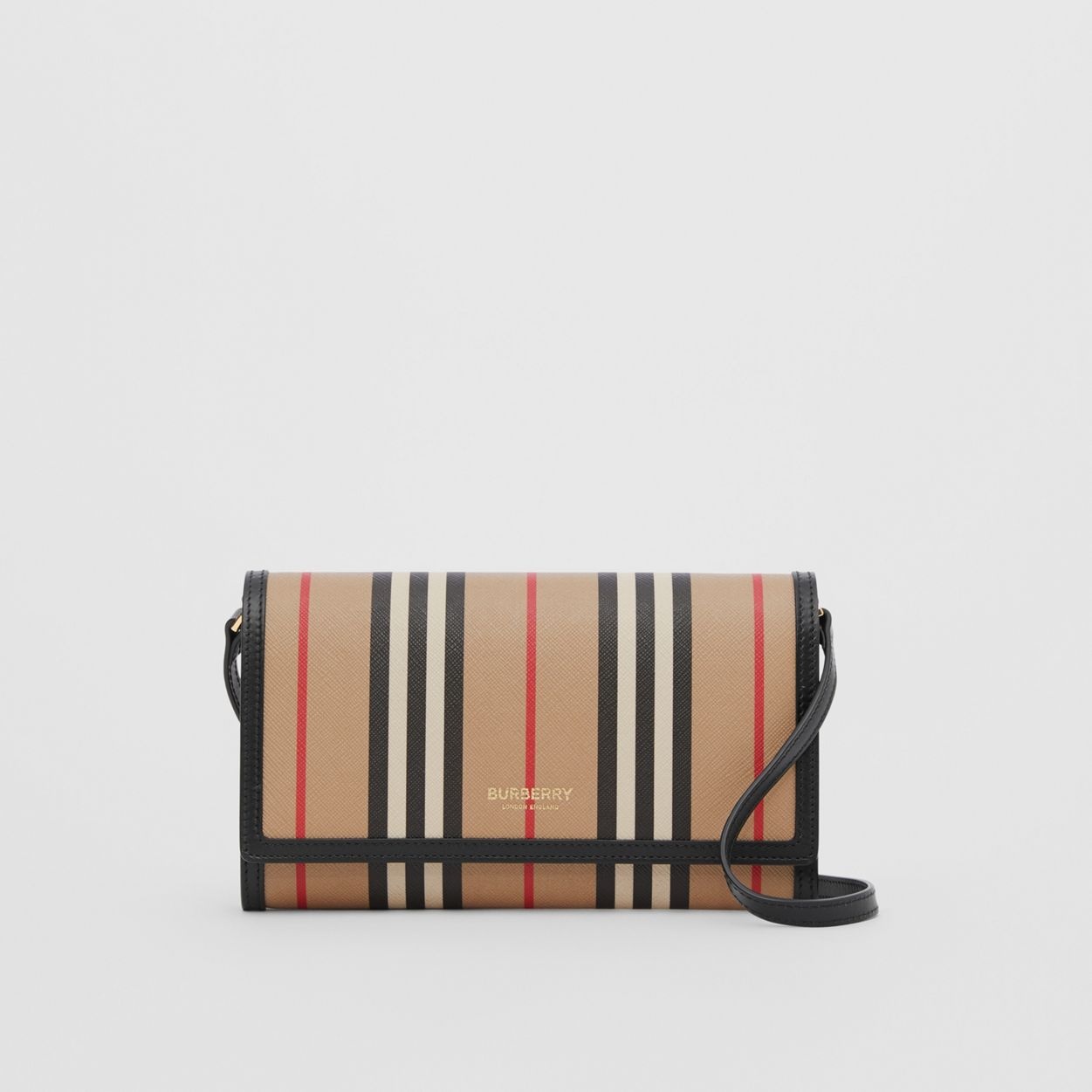 Icon Stripe Wallet with Detachable Strap - 1