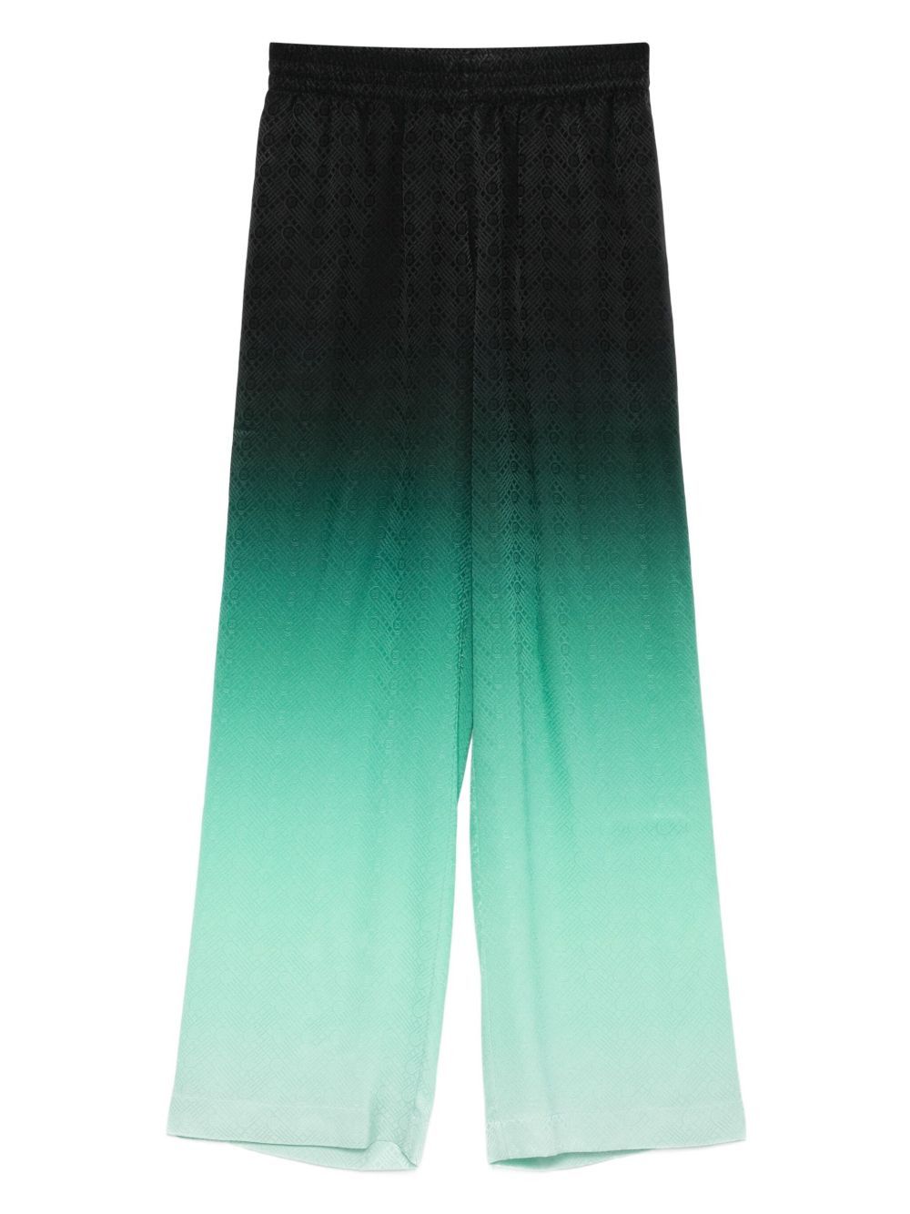 Gradient Ping Pong jacquard silk trousers - 1