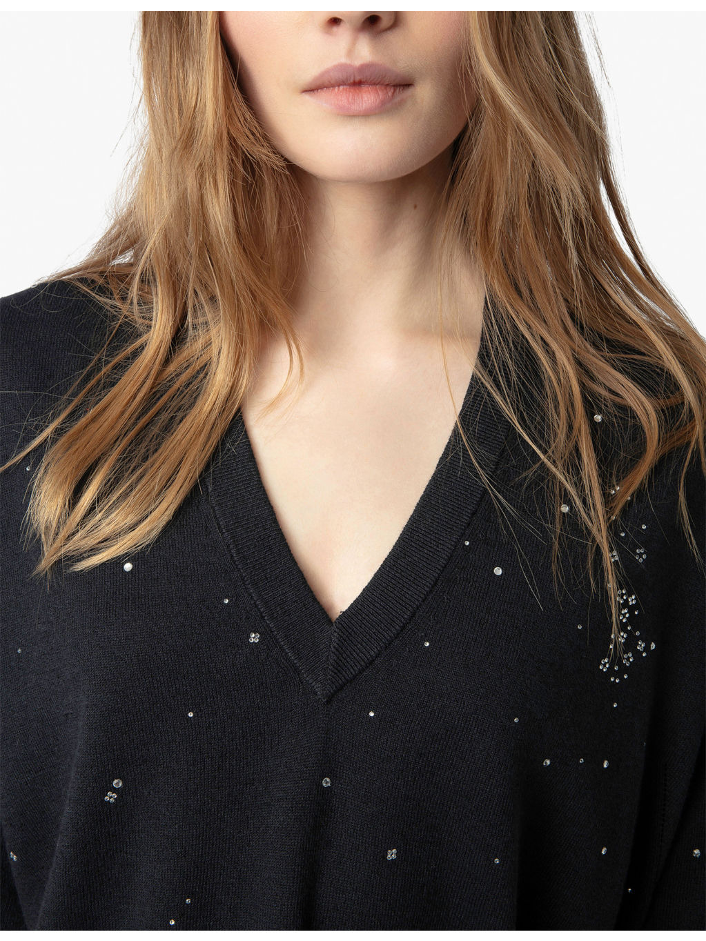 Wully Rhinestone Knitted Top - 5