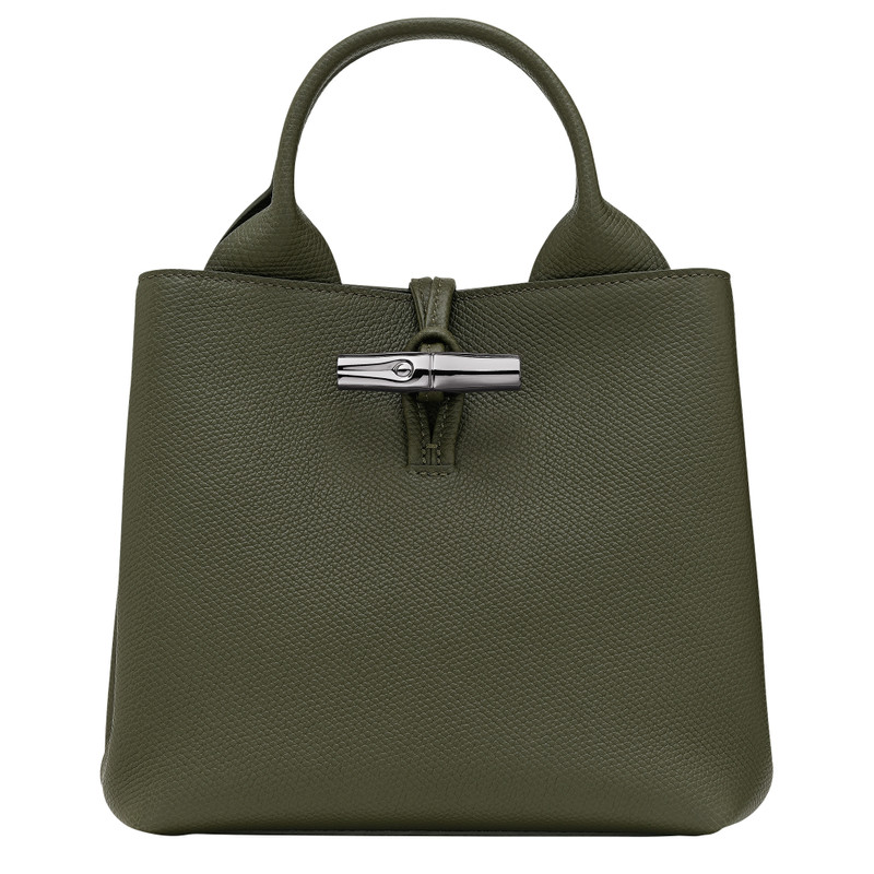Le Roseau S Handbag Fir - Leather 1