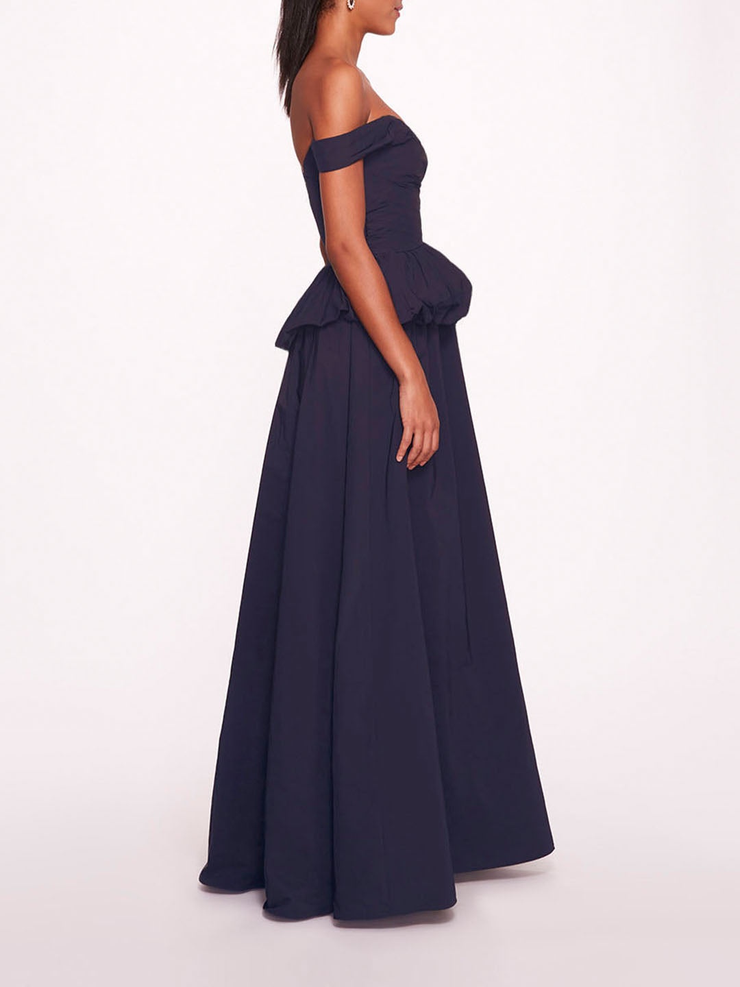 PEPLUM TAFFETA GOWN - 3