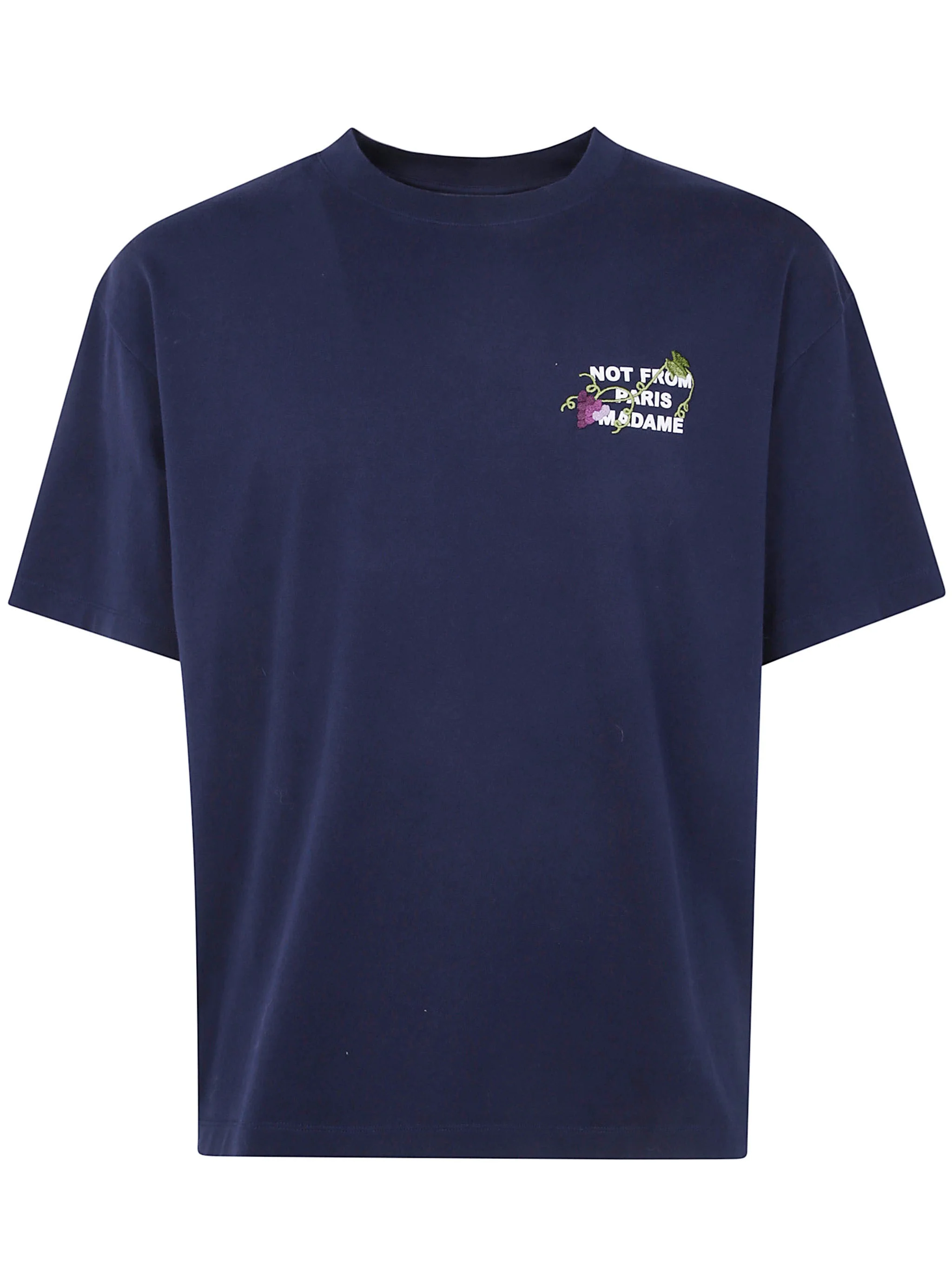 T-Shirt Embroidered Slogan "Vine" - 1
