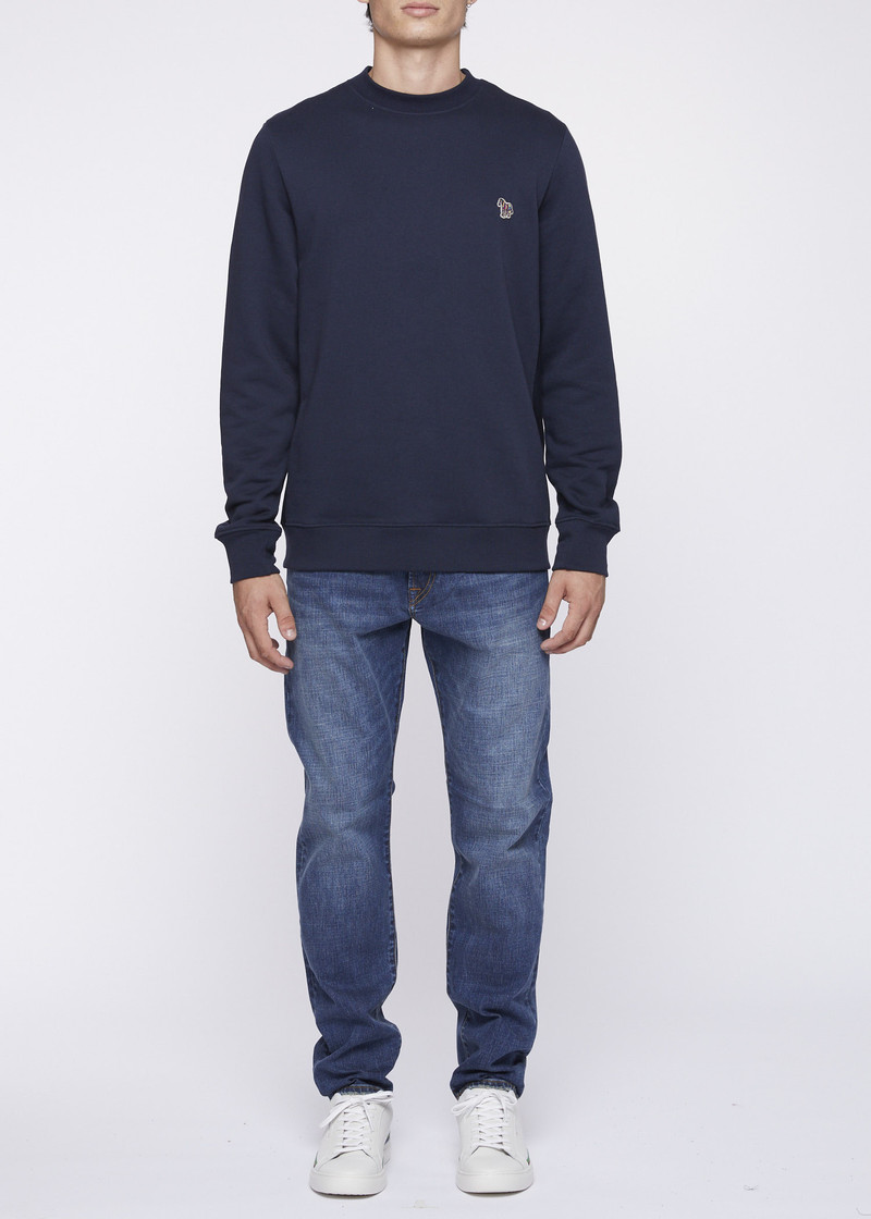 Regular-Fit Navy Zebra Sweatshirt 13