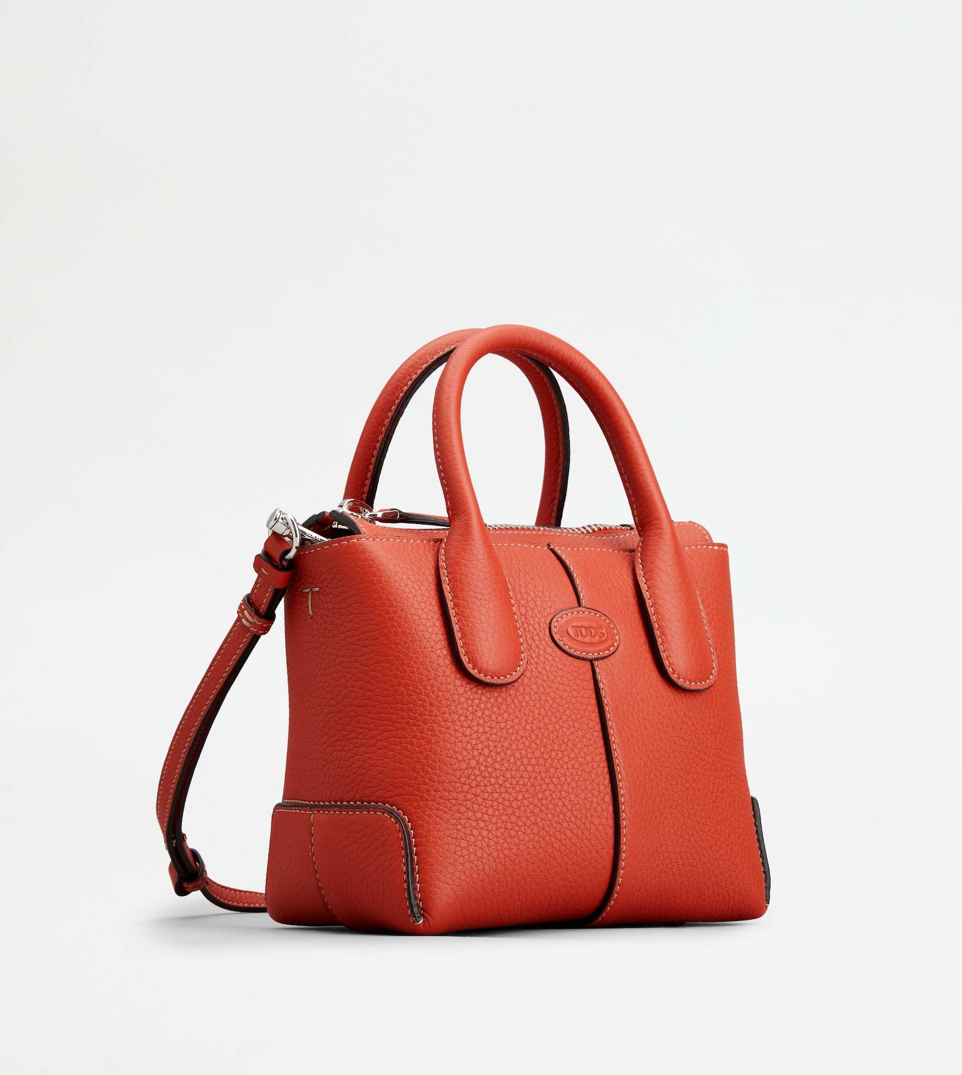 TOD'S DI BAG IN LEATHER MINI - RED - 3