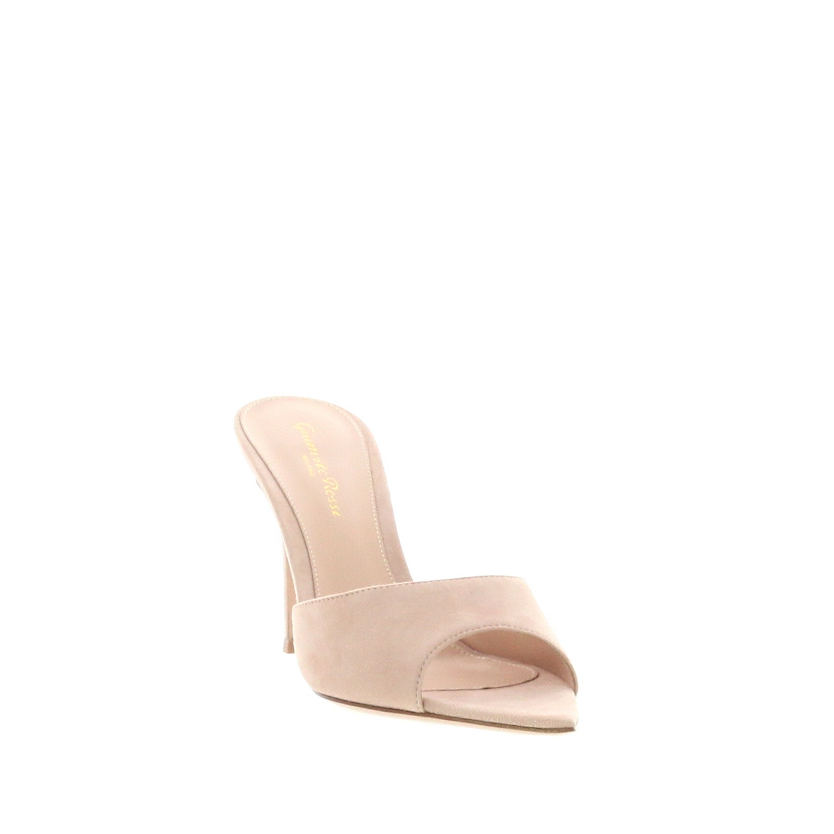 Gianvito Rossi – Elle Mule 85 Suede Peach - 2