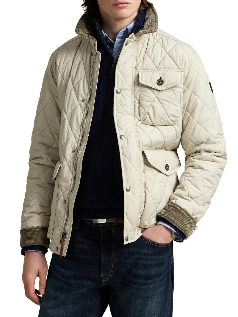 Men's Beaton Quilted Water-Repellent Jacket - Stoneware Grey 3