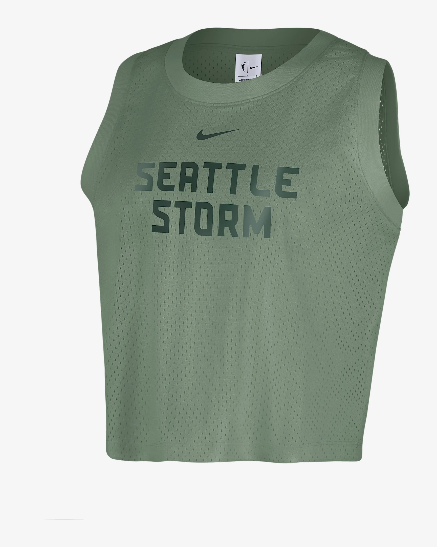 Seattle Storm Women's Nike WNBA Mesh Tank Top - 1