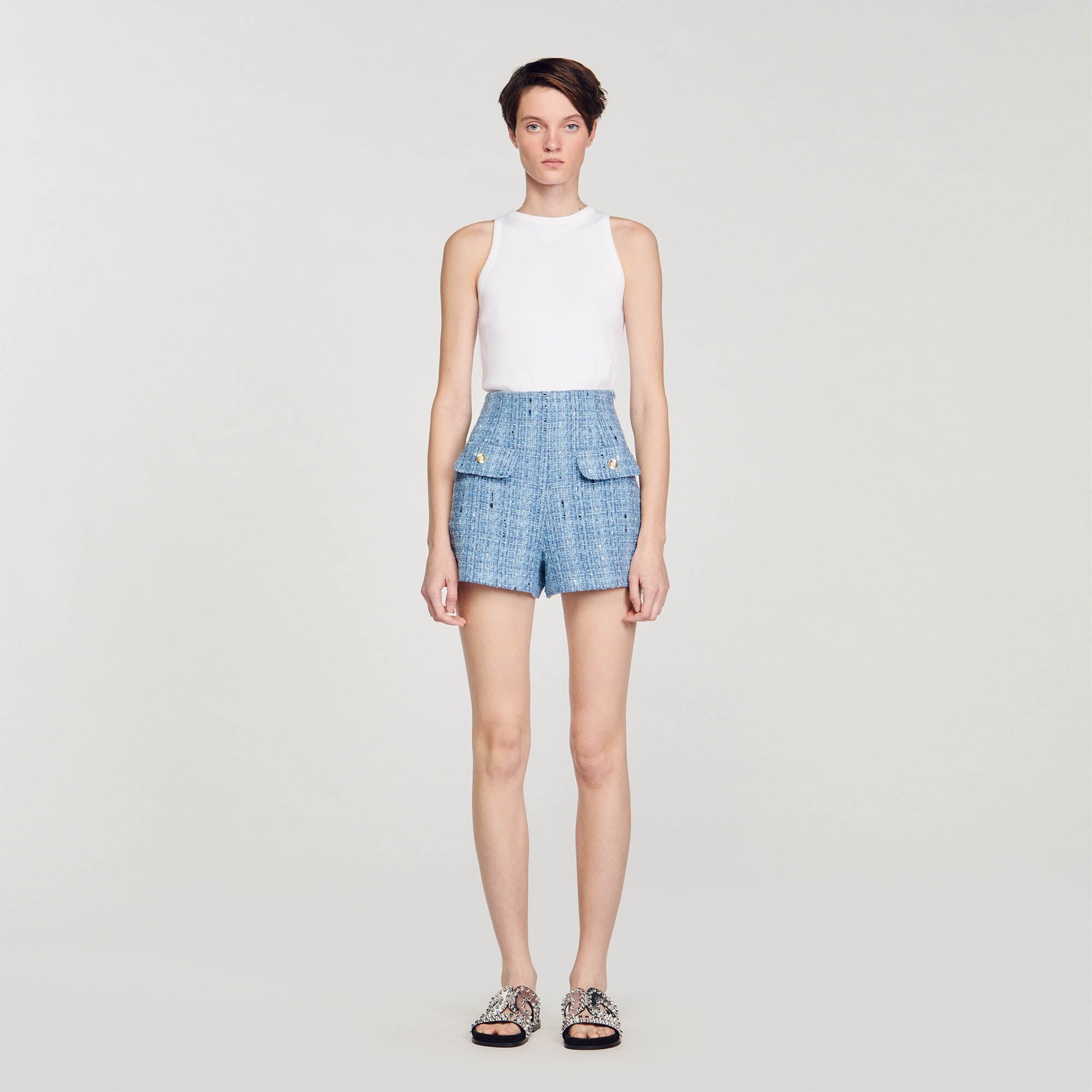 TWEED SHORTS - 3