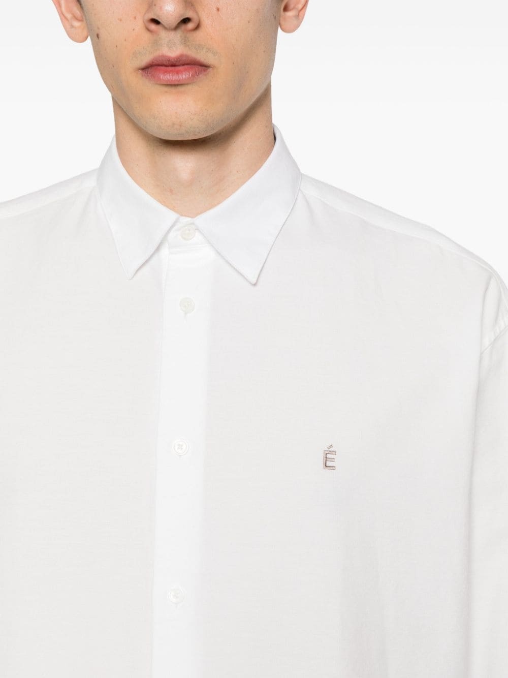 Lyrique LS Accent cotton shirt - 5