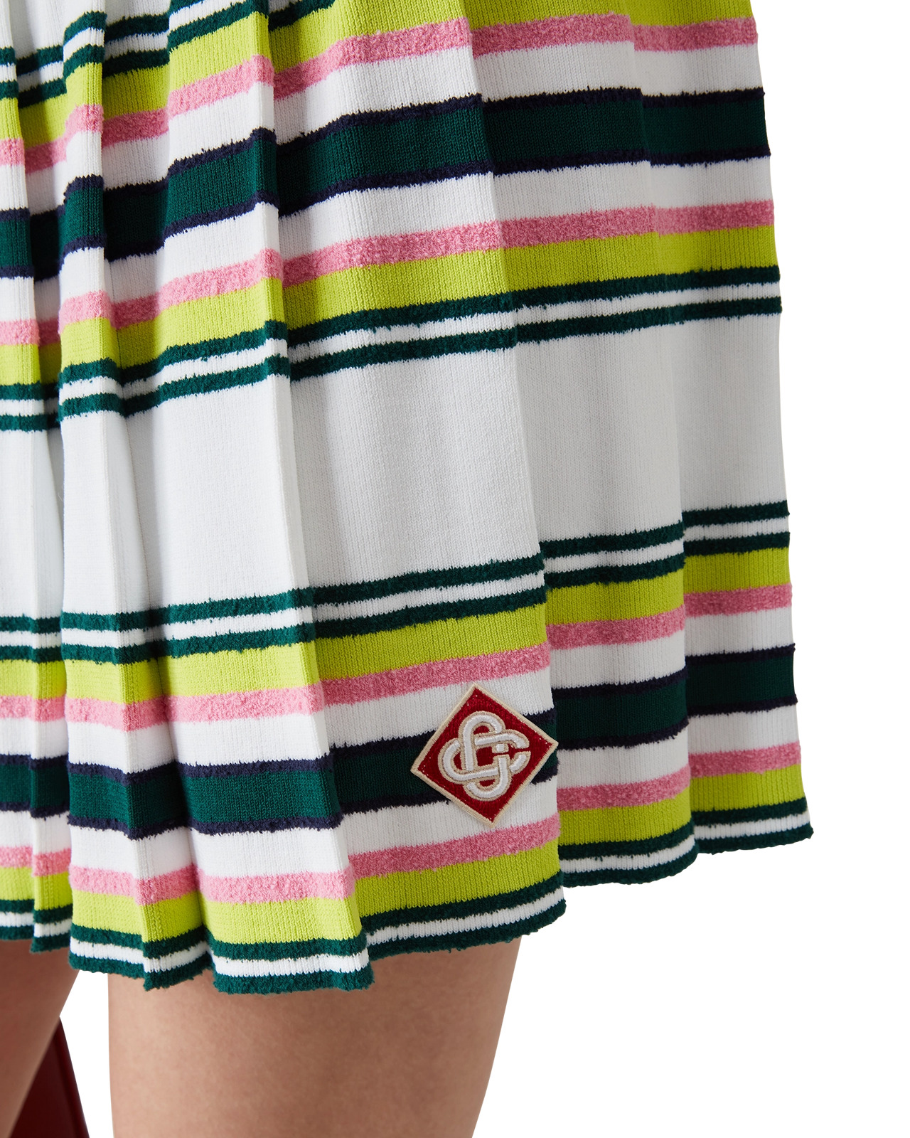 Stripe Pleated Skirt | Casablanca Paris - 5