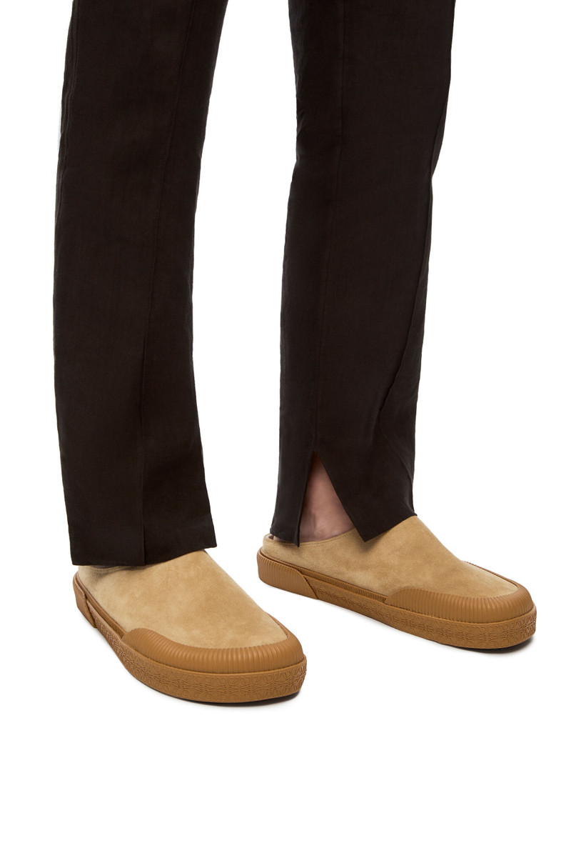 Loewe Vulcanised sneakermule in suede outlook