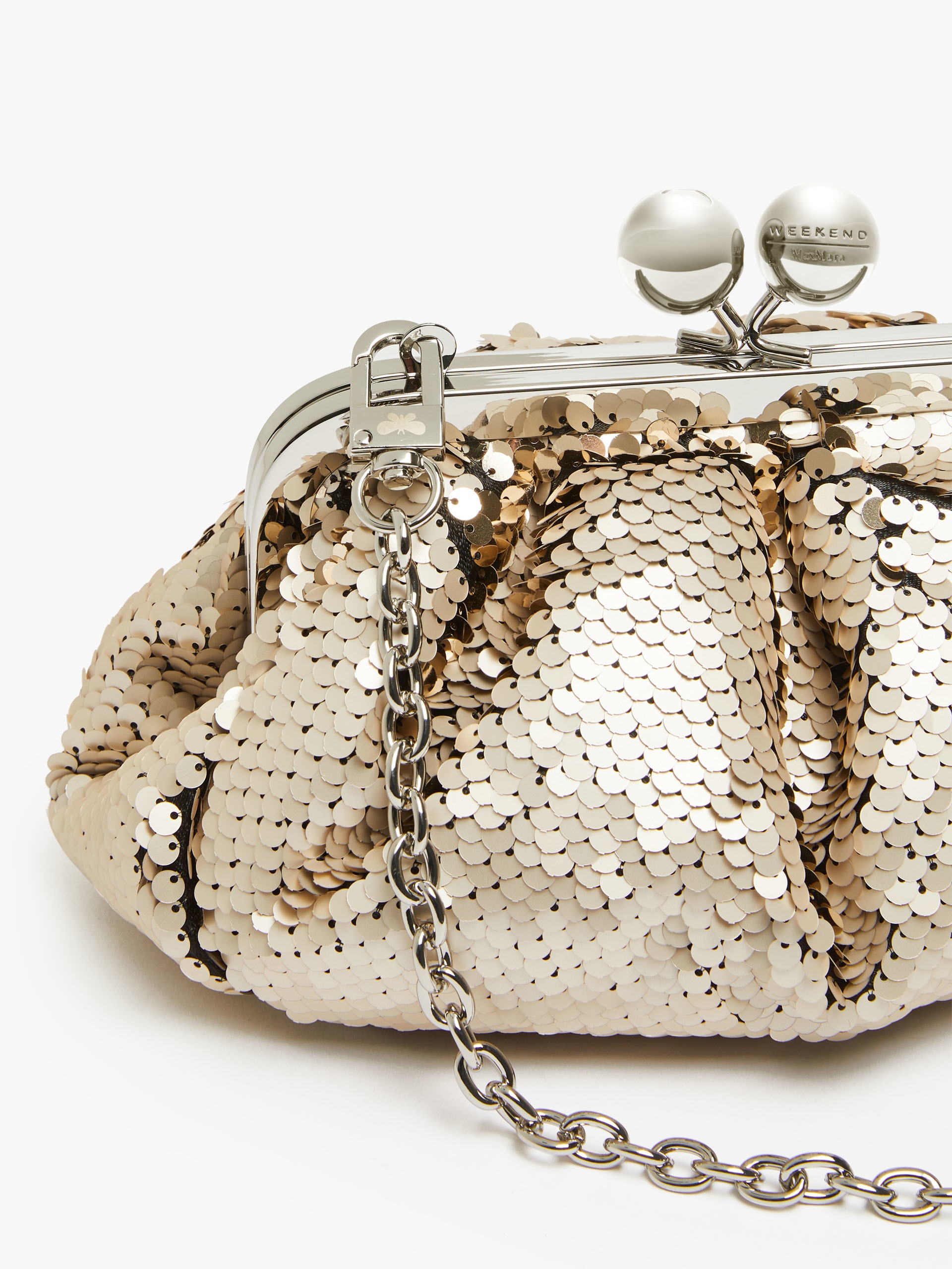 EGADI Small sequinned Pasticcino Bag - 4