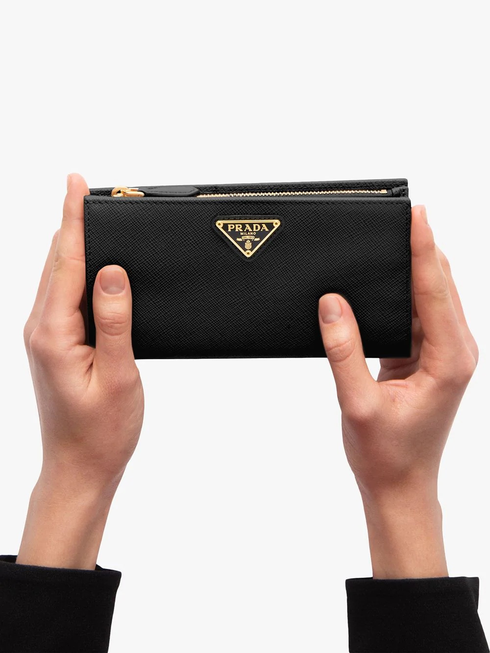 logo-plaque zipped wallet - 4