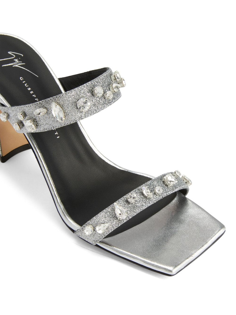 Flaminia 85mm crystal-embellished sandals 4