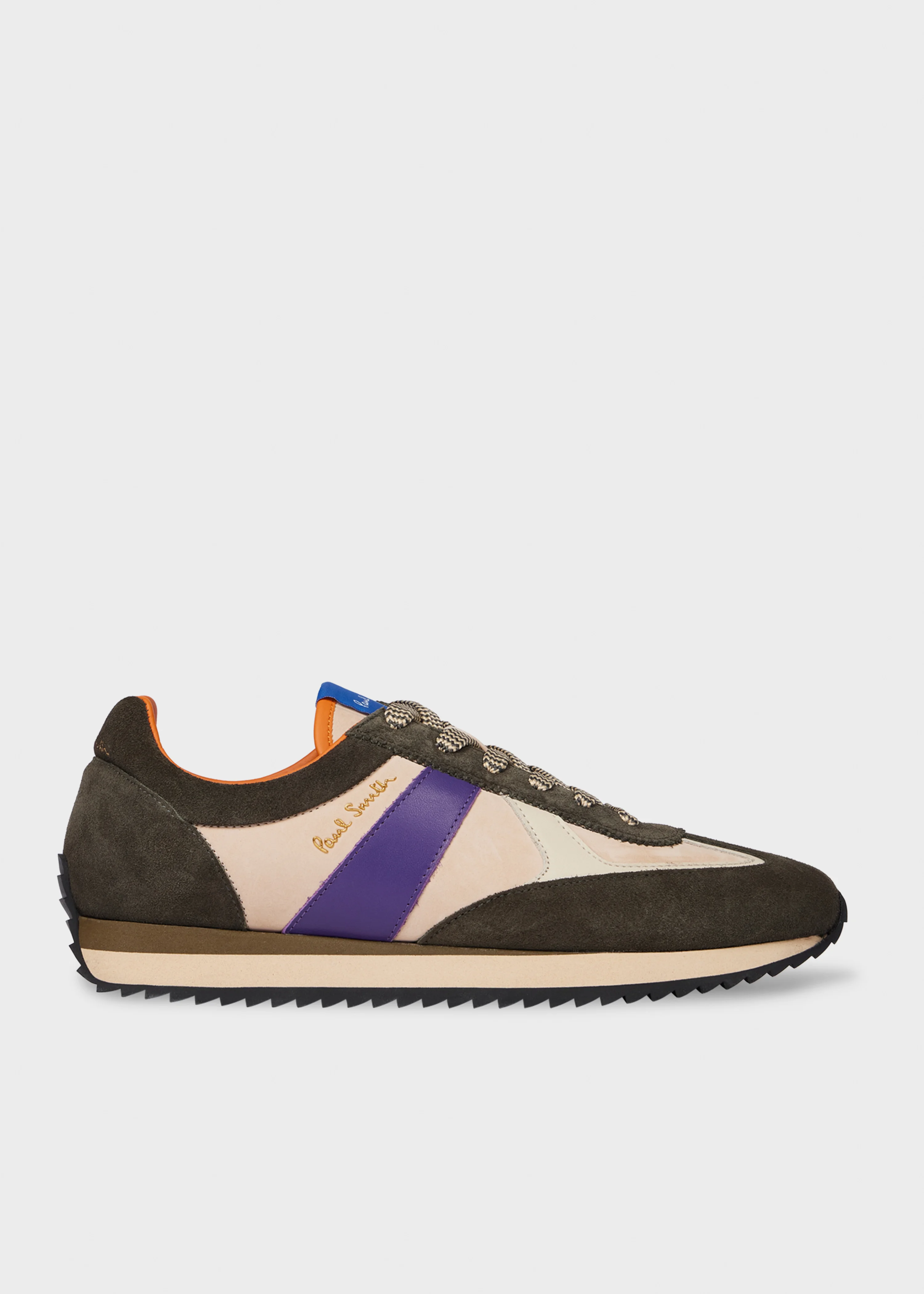 Khaki 'Vignola' Trainers - 1