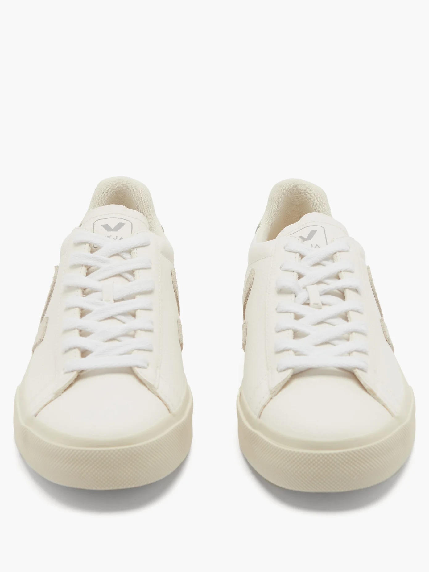 Campo V-logo leather trainers - 5