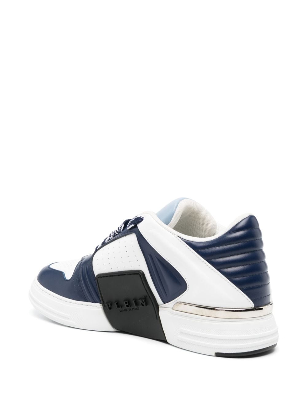 logo-patch low-top sneakers - 3