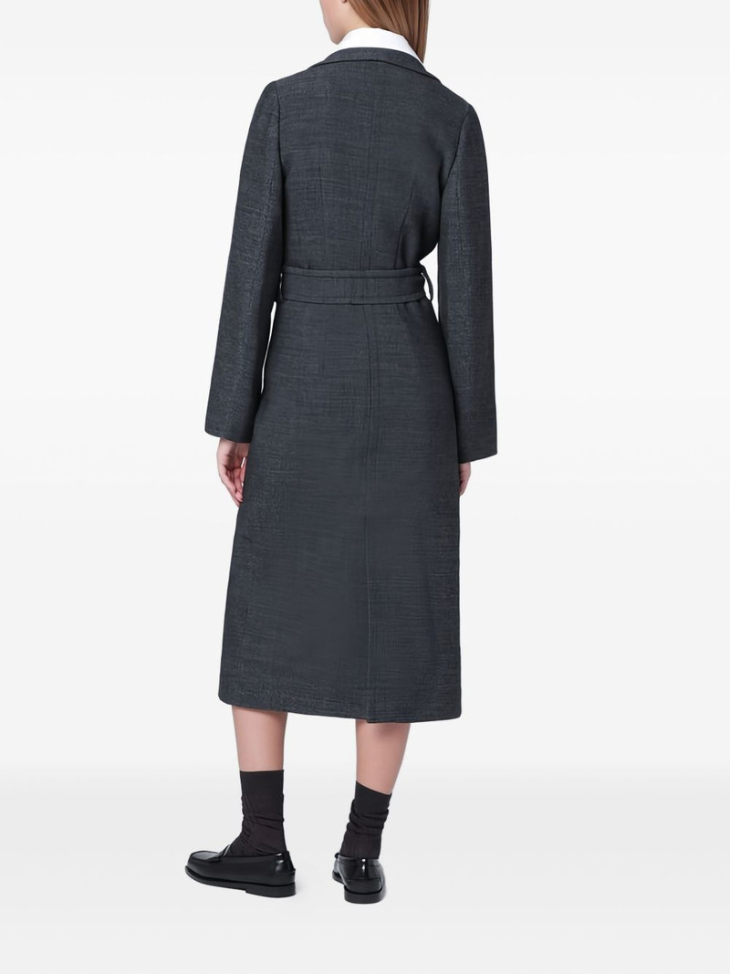 belted single-breasted coat 3