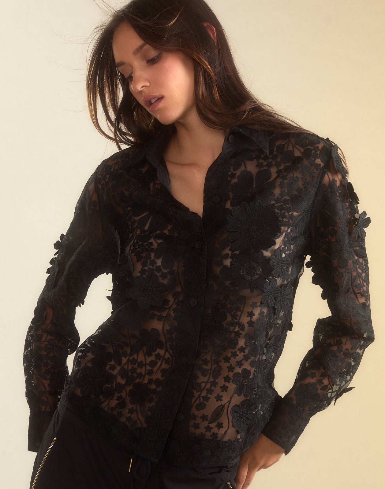 Blooming Lace Shirt - 2