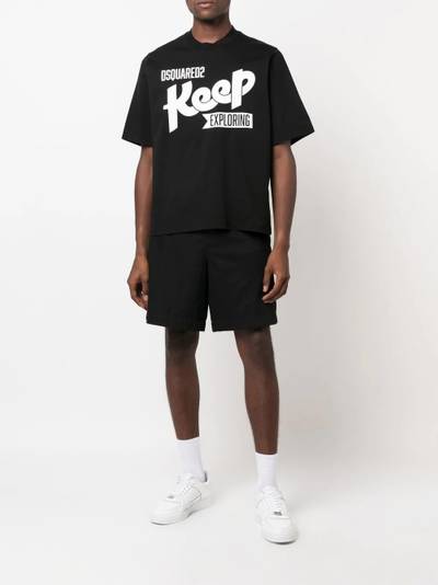 DSQUARED2 'Keep Exploring' cotton T-shirt outlook