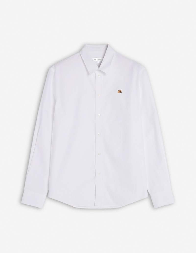 FOX HEAD EMBROIDERY CASUAL SHIRT 1