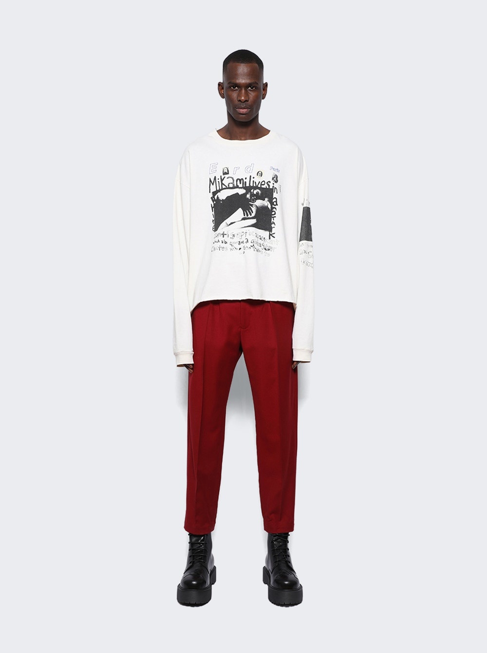 Vivid Nightmares Long Sleeve T-Shirt Faded Ivory - 2