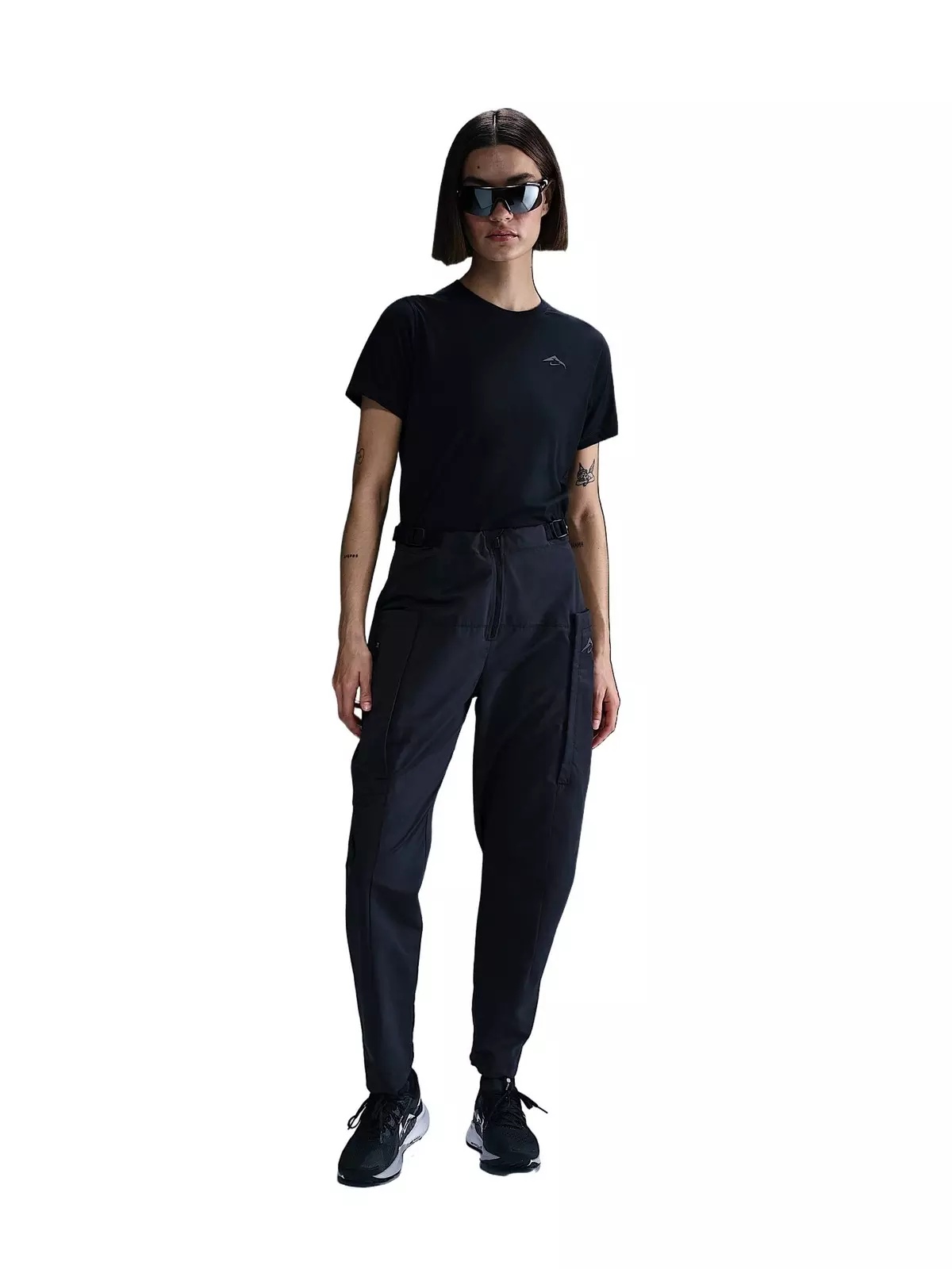 Women's Trail Dri-FIT Short-Sleeve Running Top -Black - 5