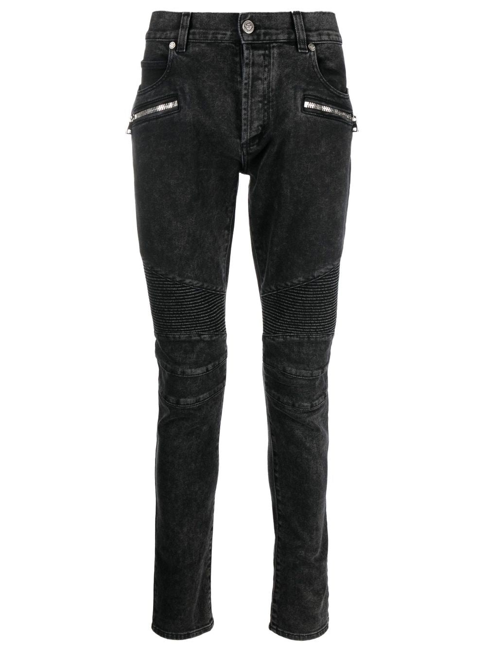 LOGO-PATCH DENIM JEANS - 5