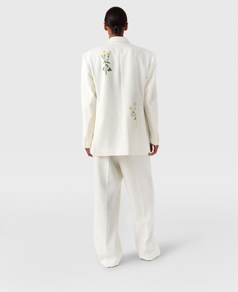 Low-Rise Floral Straight-Leg Pants 5