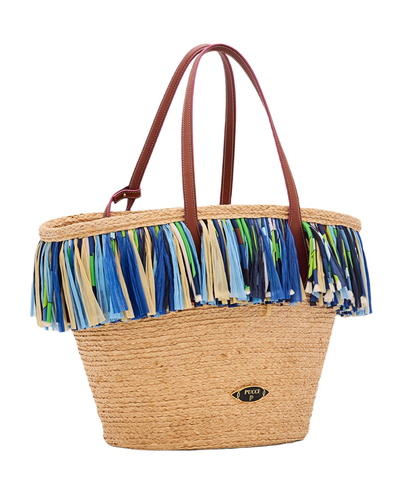 Fringes Basket Bag - 1