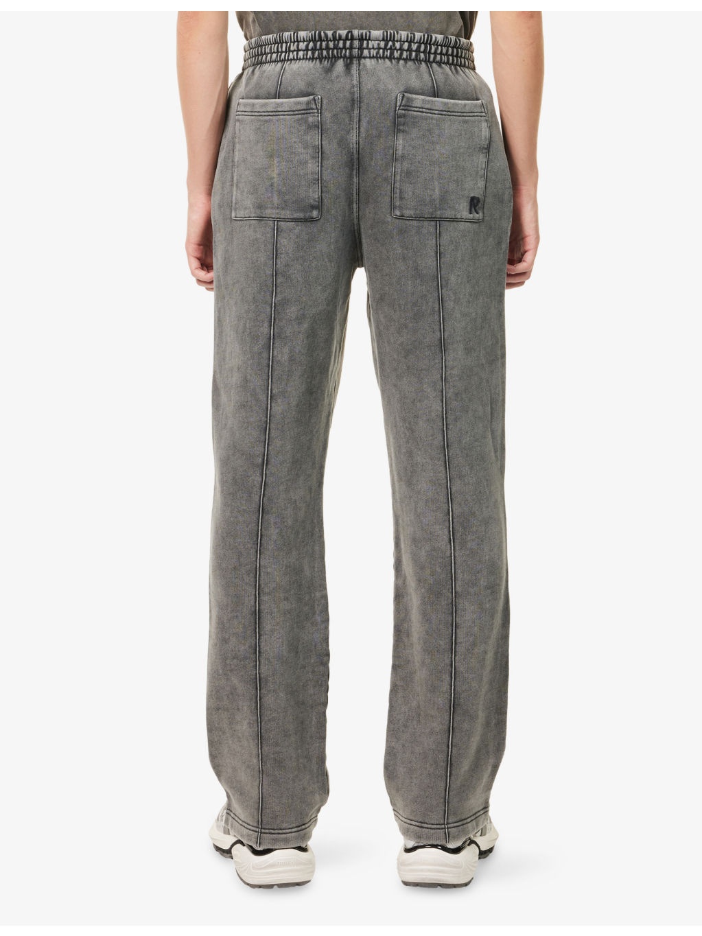 Initial Logo-Print Cotton Jogging Bottoms - 4