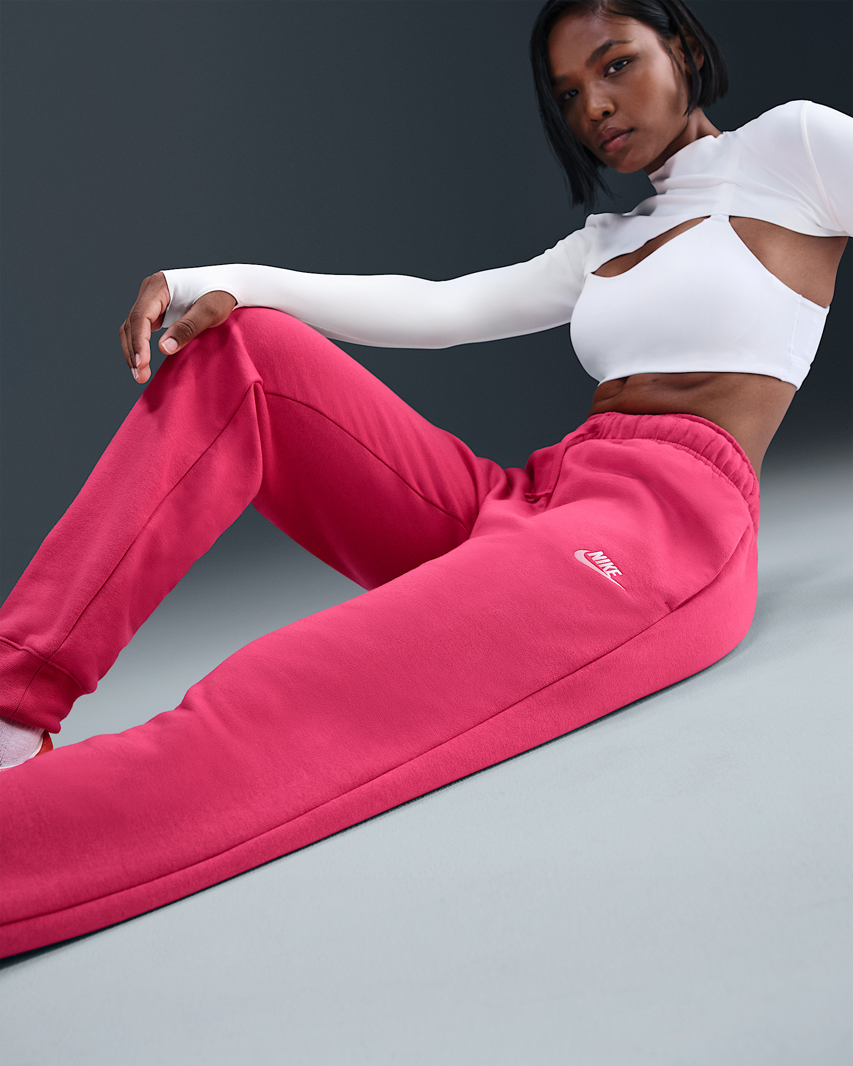 Nike Sportswear Club Fleece Women's Mid-Rise Joggers - 5