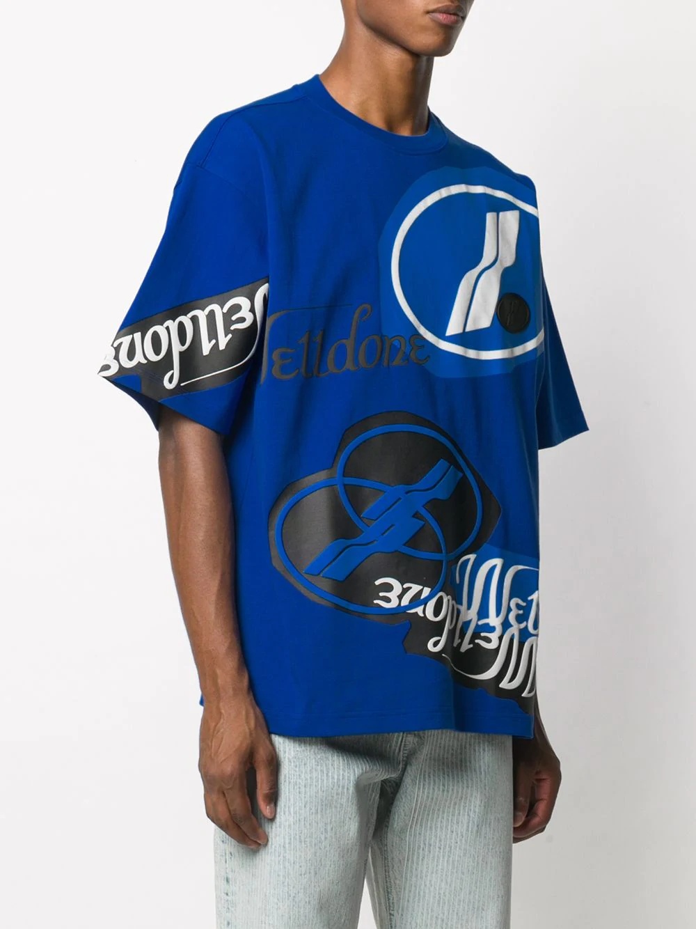 all-over logo print t-shirt - 3