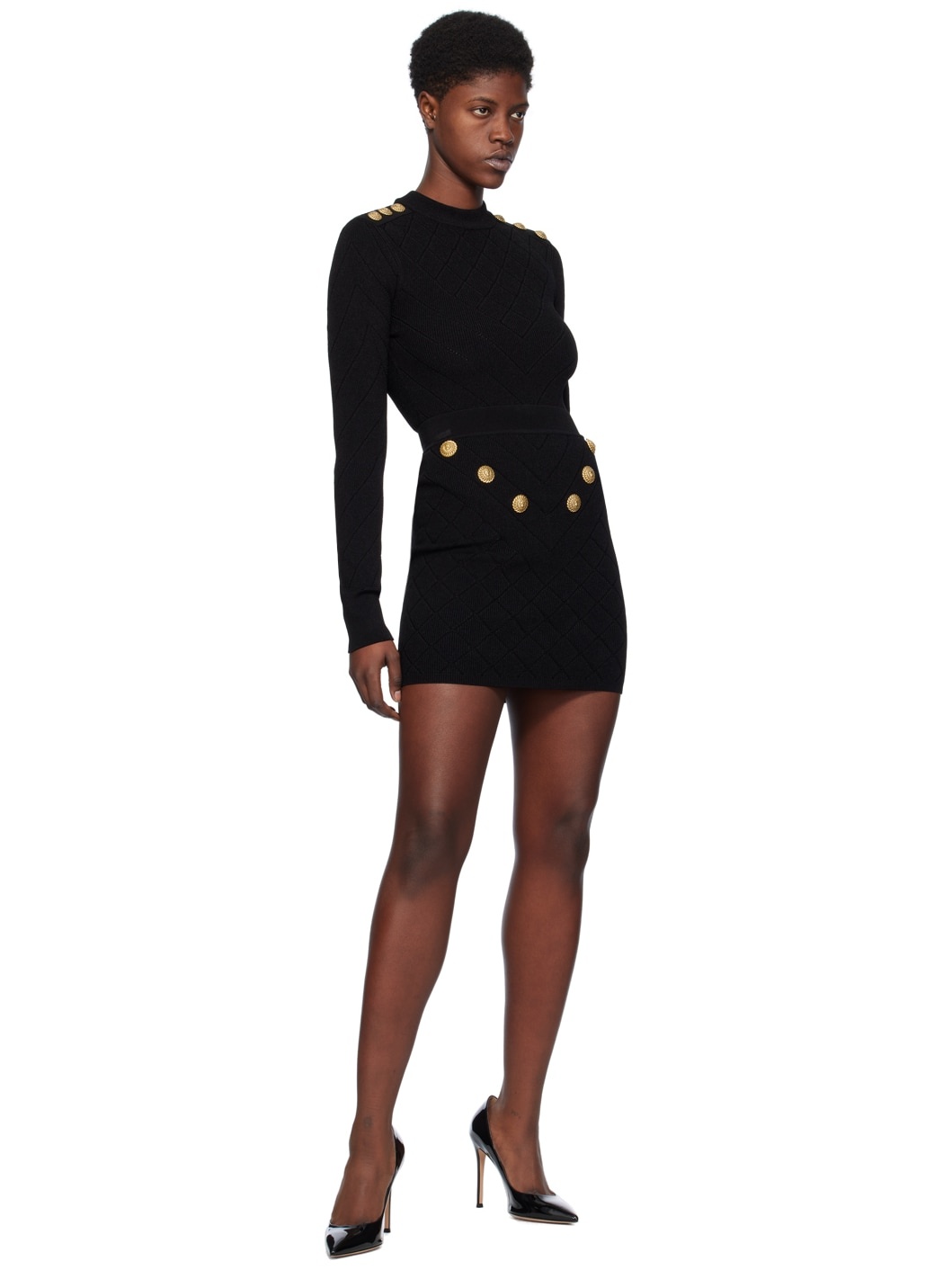 Black Cutout Bodysuit - 5