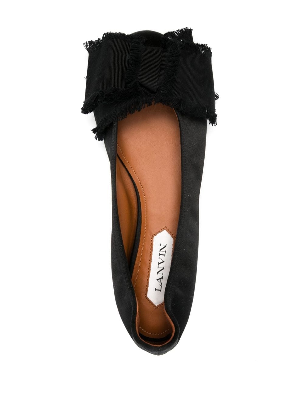 bow-embellished ballerina shoes - 4