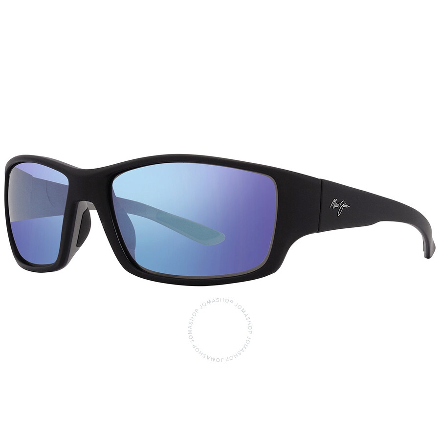 Maui Jim Local Kine Blue Hawaii Rectangular Men's Sunglasses B810-53B 61 - 5
