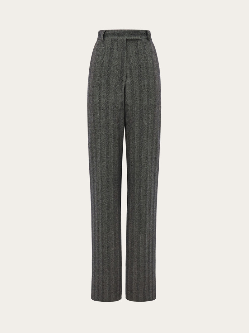 Tailored trouser in chevron 1