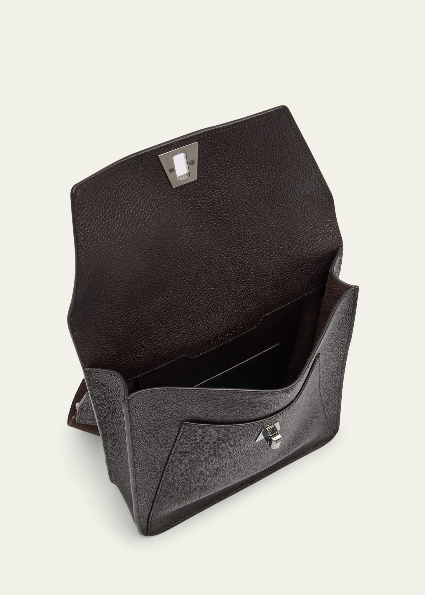 Anouk Medium Flap Leather Messenger Bag - 4
