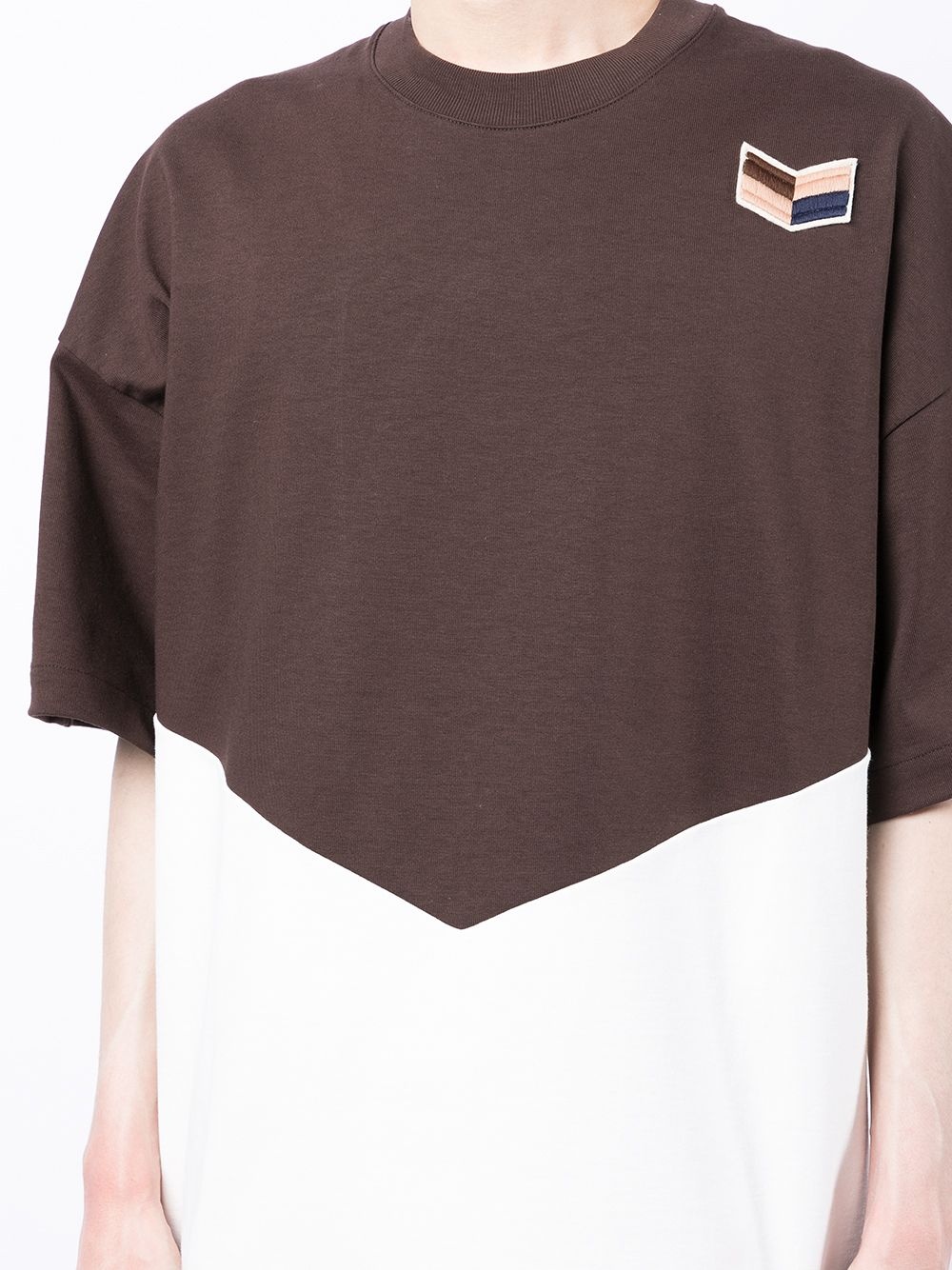 logo colour-block T-shirt - 5