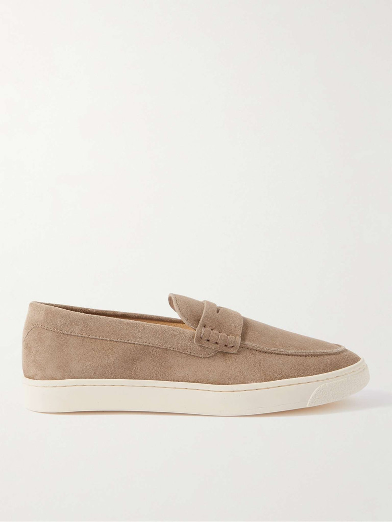 Suede Penny Loafers 1