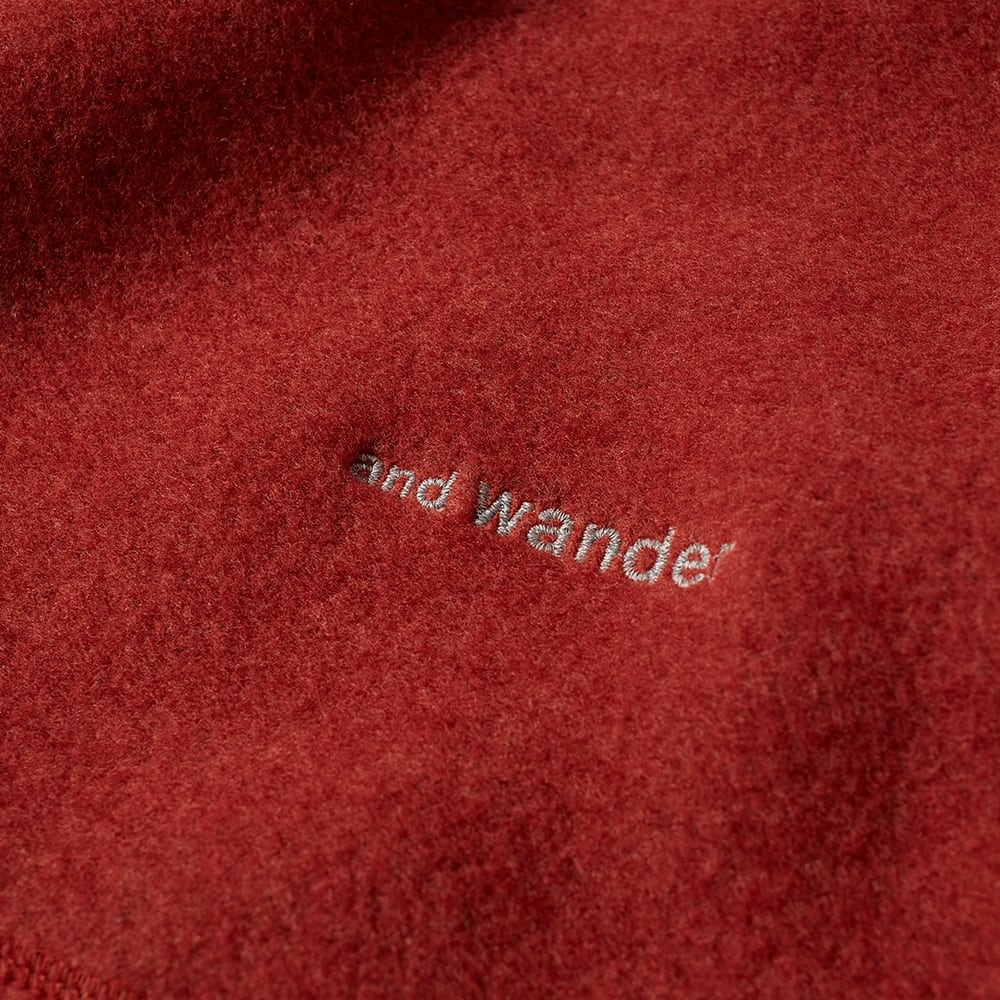 and wander Wool Fleece Pullover - 3