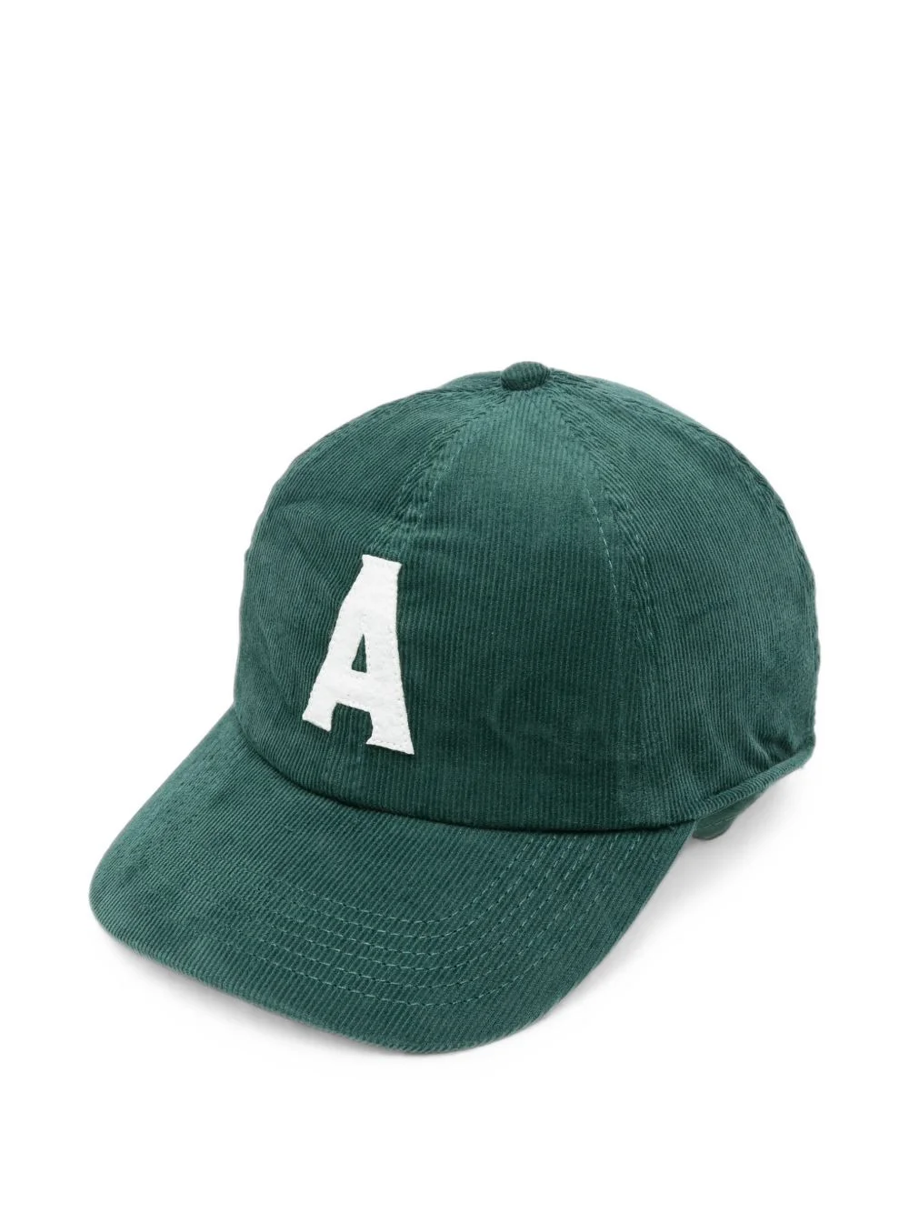 corduroy logo-patch baseball cap - 1