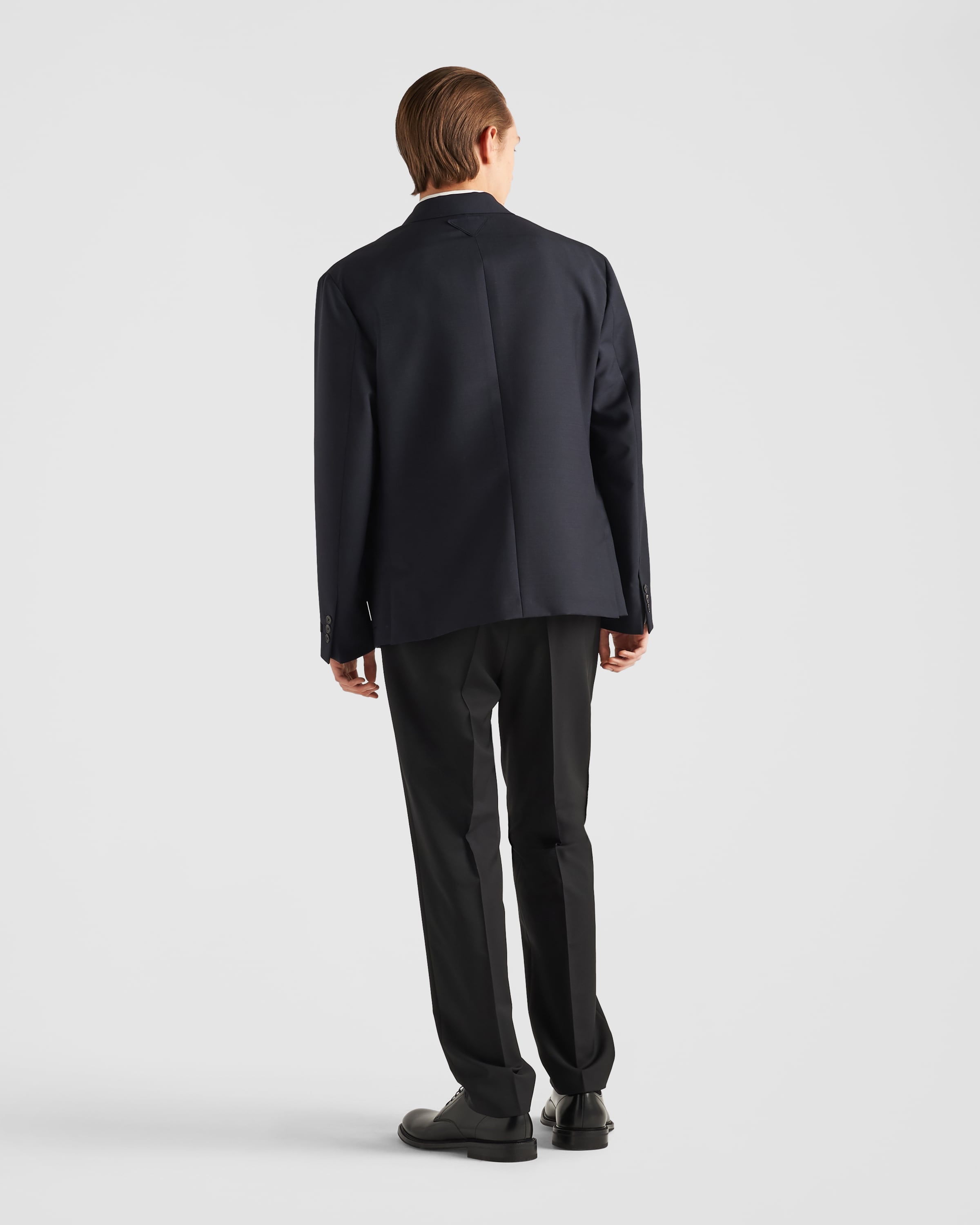 Double-breasted mohair wool jacket - 5