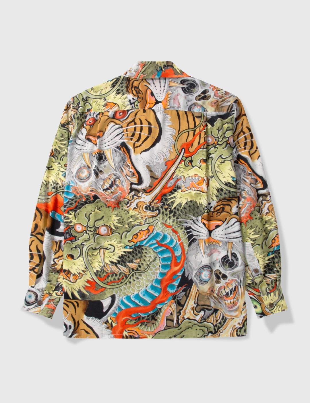 + Tim Lehi Camp-Collar Printed Voile Shirt - 3
